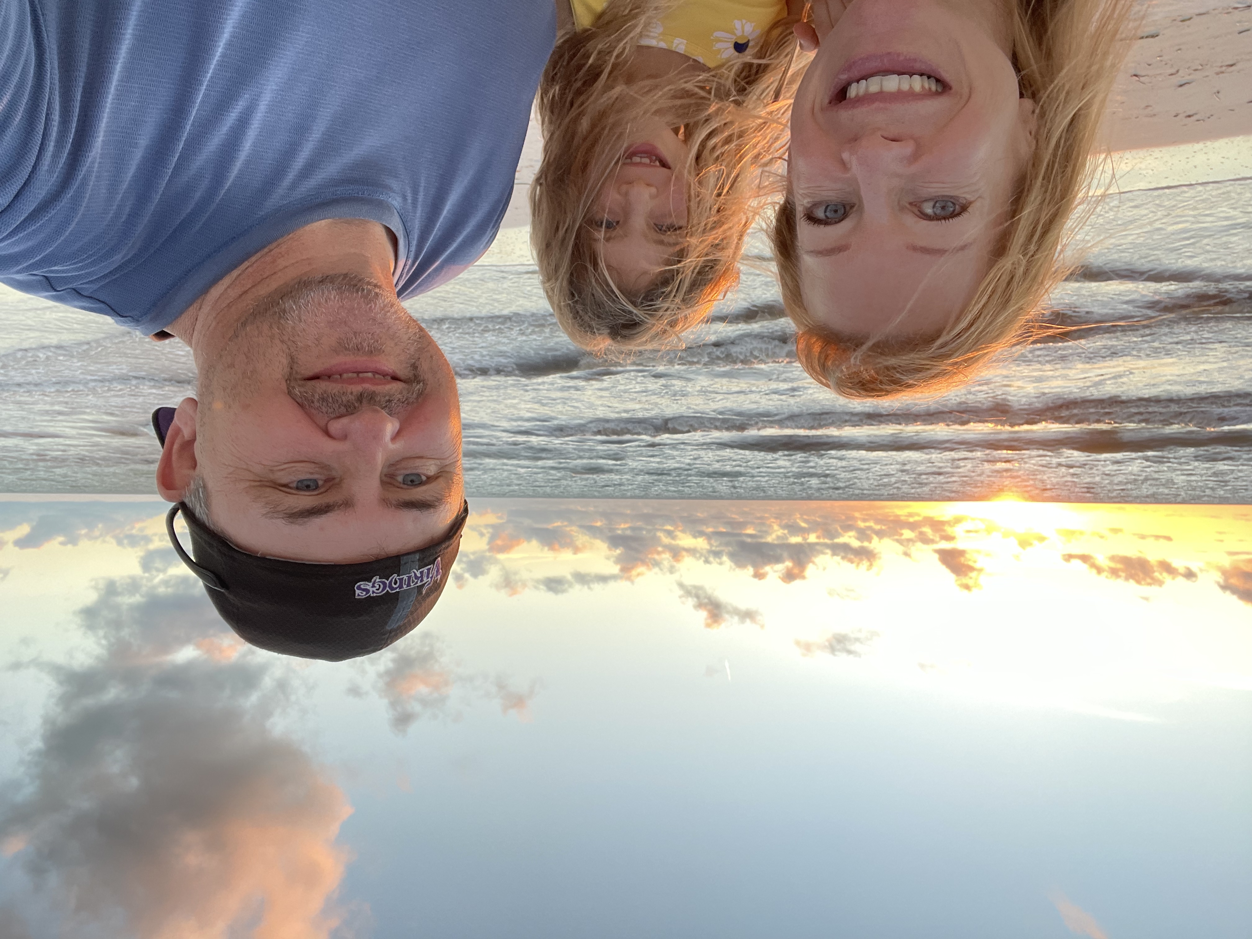 David at an event speaking with clients.